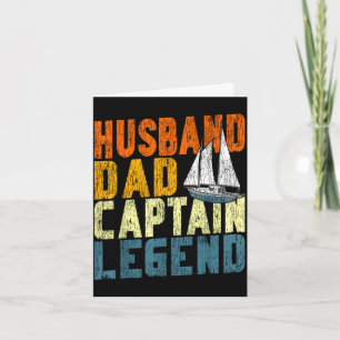 Zeilen zeilboot retro vintage echtgenoot vader kap kaart