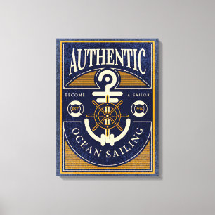  zeilend Poster Canvas Afdruk