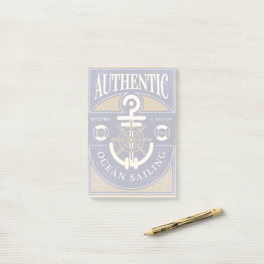 zeilend Poster Post-it® Notes (Op bureau)