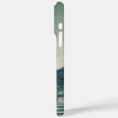 Zeilend schip verankerd in de haven Case-Mate iPhone case (Achterkant / Links)