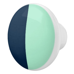 Zeiler Blauw en Mint Keramische Knop