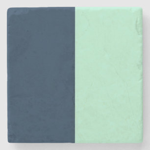 Zeiler Blauw en Mint Stenen Onderzetter