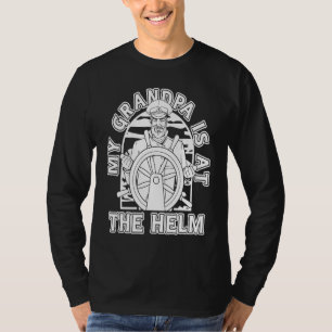Zeiler Opa Boot Zeilboot Kapitein Zeilen T-shirt