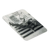 Zeilers omhelzen magneet (Rechterzijde)