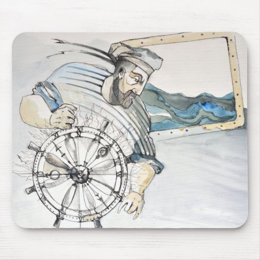 Zeilingdecoratie Muismat (Voorkant)