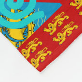 zeilleeuwen fleece deken (Hoek)