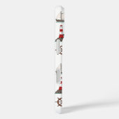 Zeilpatroon Kleur op Wit Case-Mate iPhone Case (Achterkant / Rechts)