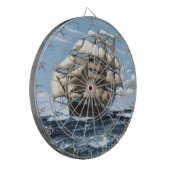  zeilschepen dartbord (Voorkant Links)