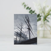 Zeilschip briefkaart (Staand voorkant)