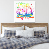 Zeilschip Canvas Afdruk (Insitu (Slaapkamer))