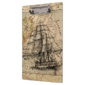 zeilschip en oud Europees Klembord (Links)