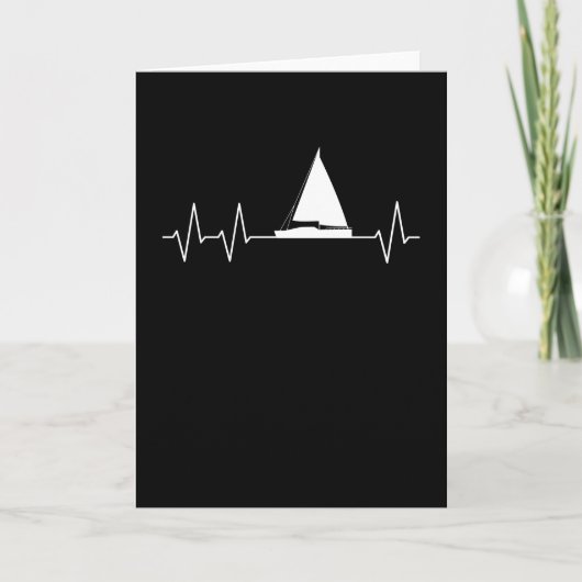 Zeilschip hartslag Zeailboot Pulse Captain Kaart (Voorkant)