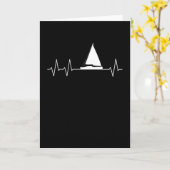 Zeilschip hartslag Zeailboot Pulse Captain Kaart (Gele Bloem)