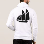 Zeilschip Hoodie (Achterkant)