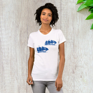  zeilschip nautische oceaanklipper t-shirt
