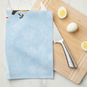 Zeilschip op het open Zee Theedoek (Quarter Fold)