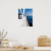 zeilschip op het zee poster (Keuken)