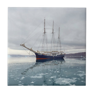 Zeilschip Rembrandt van Rijn 1947 Tegeltje