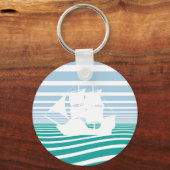 Zeilschip Sleutelhanger (Voorkant)