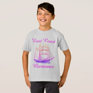 Zeilschip voor de oostkust van Maritimer shirt