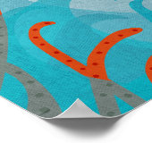 Zeilschip Zeemonster Poster (Hoek)