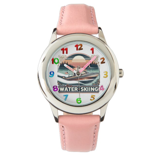 Zeilsereniteit: Man stuurboot over het meer Horloge (Voorkant)