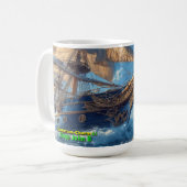 Zeilsloep John B Tall Ship v2.0 Koffiemok (Voorkant links)
