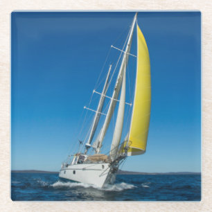 zeilsport Zuid-Australië Glazen Onderzetter