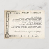 zeilvaart vintage boot ontvangstkaarten informatiekaartje (Achterkant)