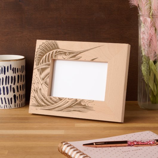 Zeilvis Gegraveerde Lijstjes (Links)