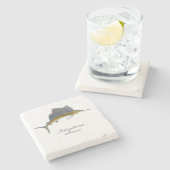 Zeilvis Onderzetter (Zijkant)