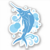 Zeilvis Sticker (Voorkant)