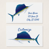 Zeilvis Thunder_Cove Visitekaartje (Voorkant /achterkant)