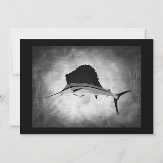 Zeilvisserij kunst kaart (Voorkant)