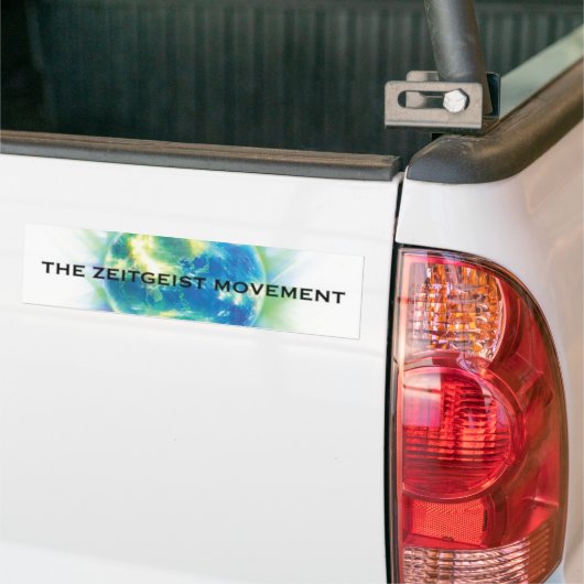 Zeitgeist Movement Bumpersticker (Op Truck)