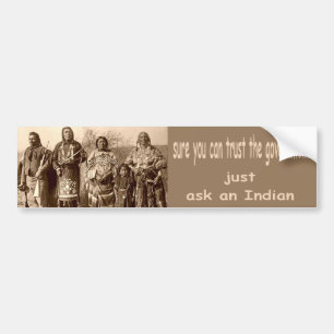 zeker dat je de regering kunt vertrouwen bumpersticker