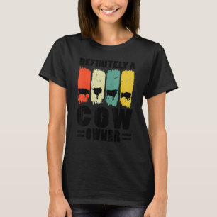 Zeker Een Koe Eigenaar Koeien Boerderij Dieren T-shirt