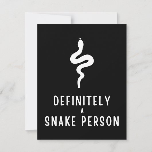 Zeker een slang persoon, Snake Lover Funny Gift (Voorkant)