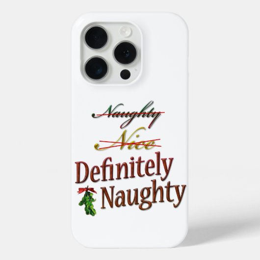 Zeker Naughty Case-Mate iPhone Case (Achterkant)