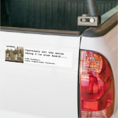 Zeker niet de slechtste LSF-Bumpersticker Bumpersticker (Op Truck)