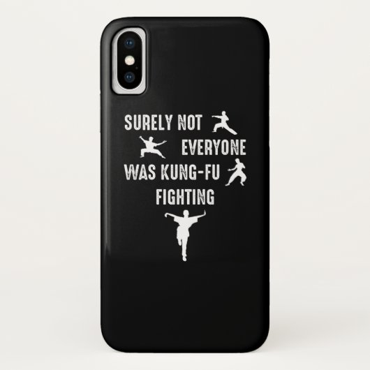 Zeker niet iedereen was kung-Fu aan het vechten Case-Mate iPhone Case (Achterkant)