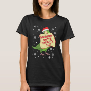 Zeker op Naughty List Parrot I Green Parrotle T-shirt