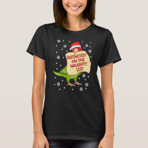 Zeker op Naughty List Parrot I Red Maskon T-shirt