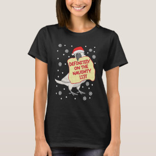 Zeker op Naughty List Parrot I Sulfur creste T-shirt