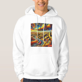 Zeker! Voor het afbeelding dat u hebt verstrekt, e Hoodie