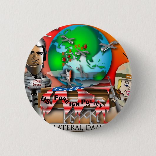 Zekerheidsschade Ronde Button 5,7 Cm (Voorkant)