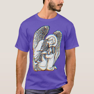 Zelator Guardian Angel glitch esthetiek T-shirt