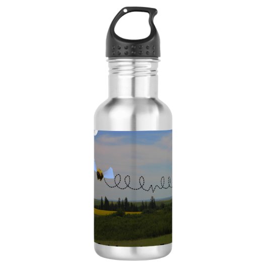 Zelda de Bee Waterfles (Voorkant)