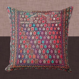 Zelden Antiek Kaukasisch, oosterlijk ontwerp Kussen