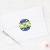 Zelden Gem - Fractal Ronde Sticker (Envelop)